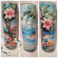 3D Carved Tropical Beach Tumbler
